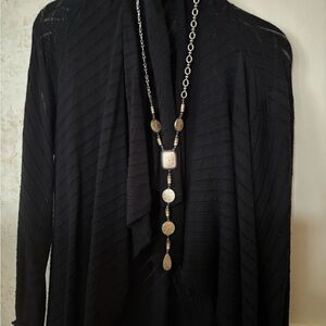 Chico's Gold and Silver Pendant Necklace